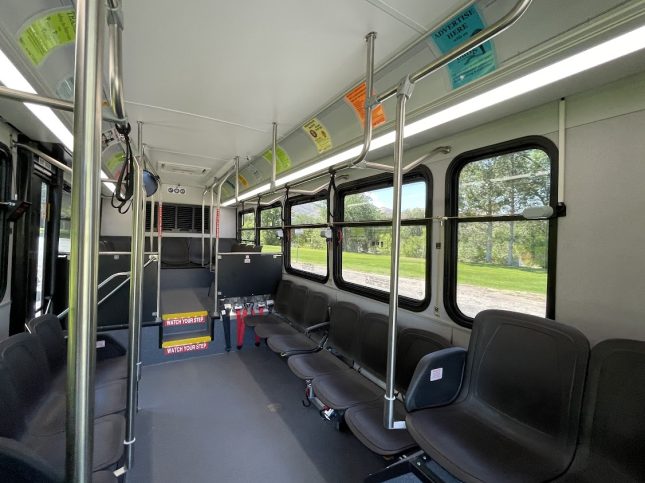 Bus interior