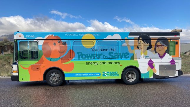 Bus advertisement