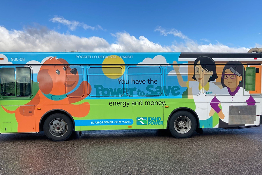 Pocatello Regional Transit Bus Wrap
