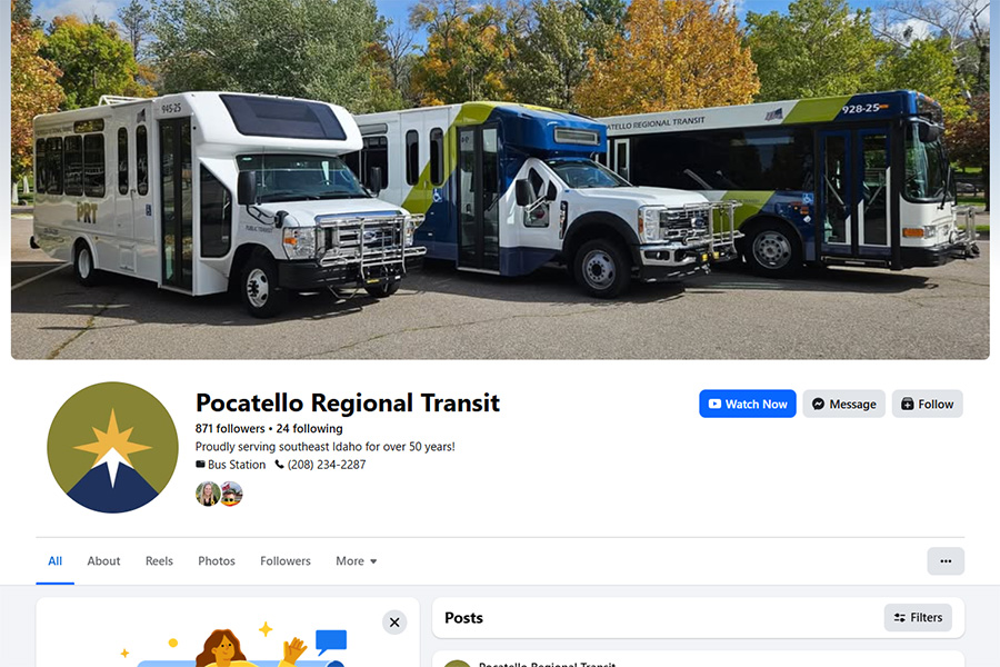 Pocatello Regional Transit Facebook page
